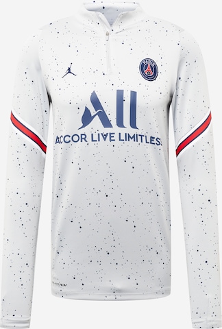 NIKE - Sweatshirt de desporto 'Paris St.-Germain Strike' em cinzento: frente