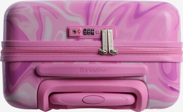 Saxoline Hartschalenkoffer 'Splash' in Pink
