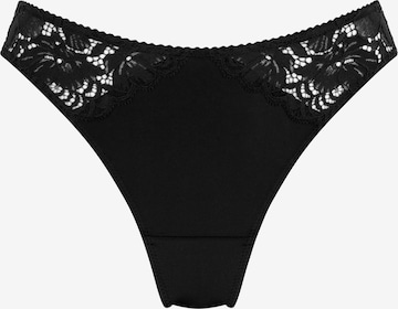 Hunkemöller Stringit 'Andrea' värissä musta: etupuoli