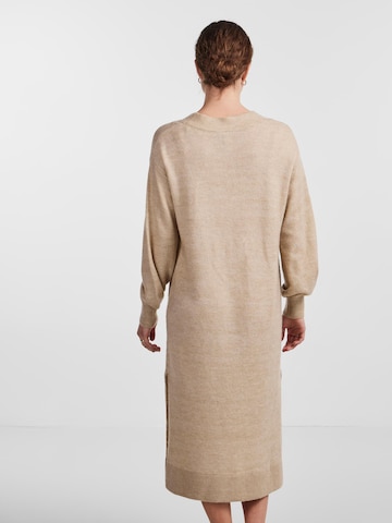 Y.A.S Knitted dress 'Cali' in Beige