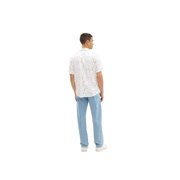 Coupe regular Chemise TOM TAILOR en blanc