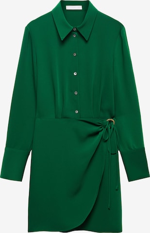 Robe-chemise 'Bela' MANGO en vert : devant