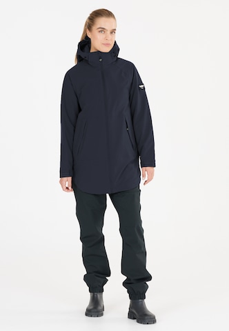 Weather Report Outdoorjas in Blauw: voorkant
