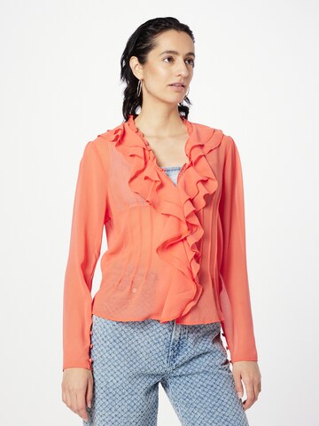 Camicia da donna di River Island in arancione: frontale