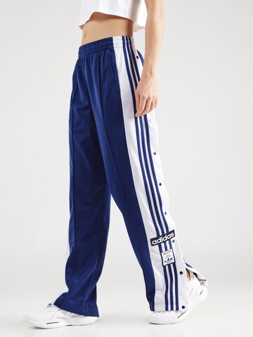 ADIDAS ORIGINALS Wide leg Broek 'ADIBREAK' in Blauw: voorkant