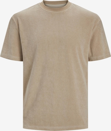 T-Shirt 'Terry' JACK & JONES en beige : devant