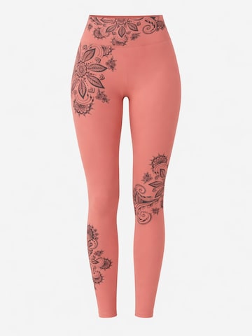 LEAFLETIC Skinny Leggings 'Leafletic Women`s Long Length Legging' in Pink: front