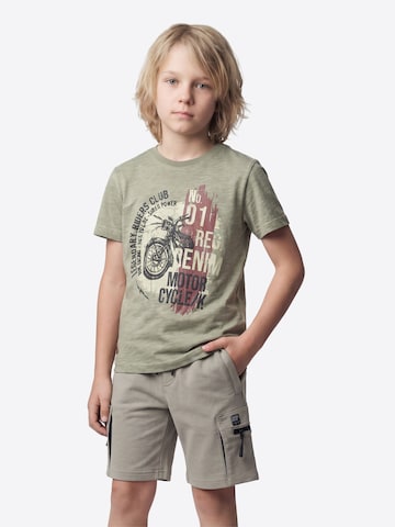 KOROSHI Shirt in Groen: voorkant