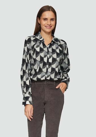 s.Oliver Blouse in Grey: front