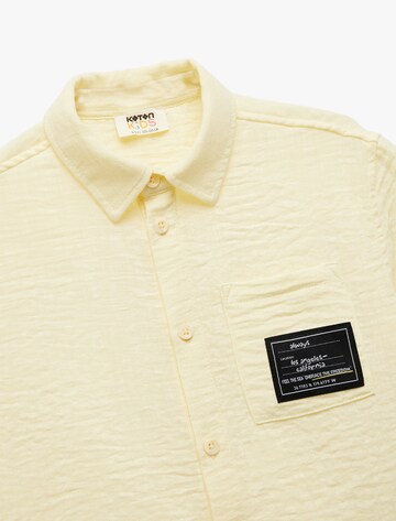 Koton Regular Fit Hemd in Gelb