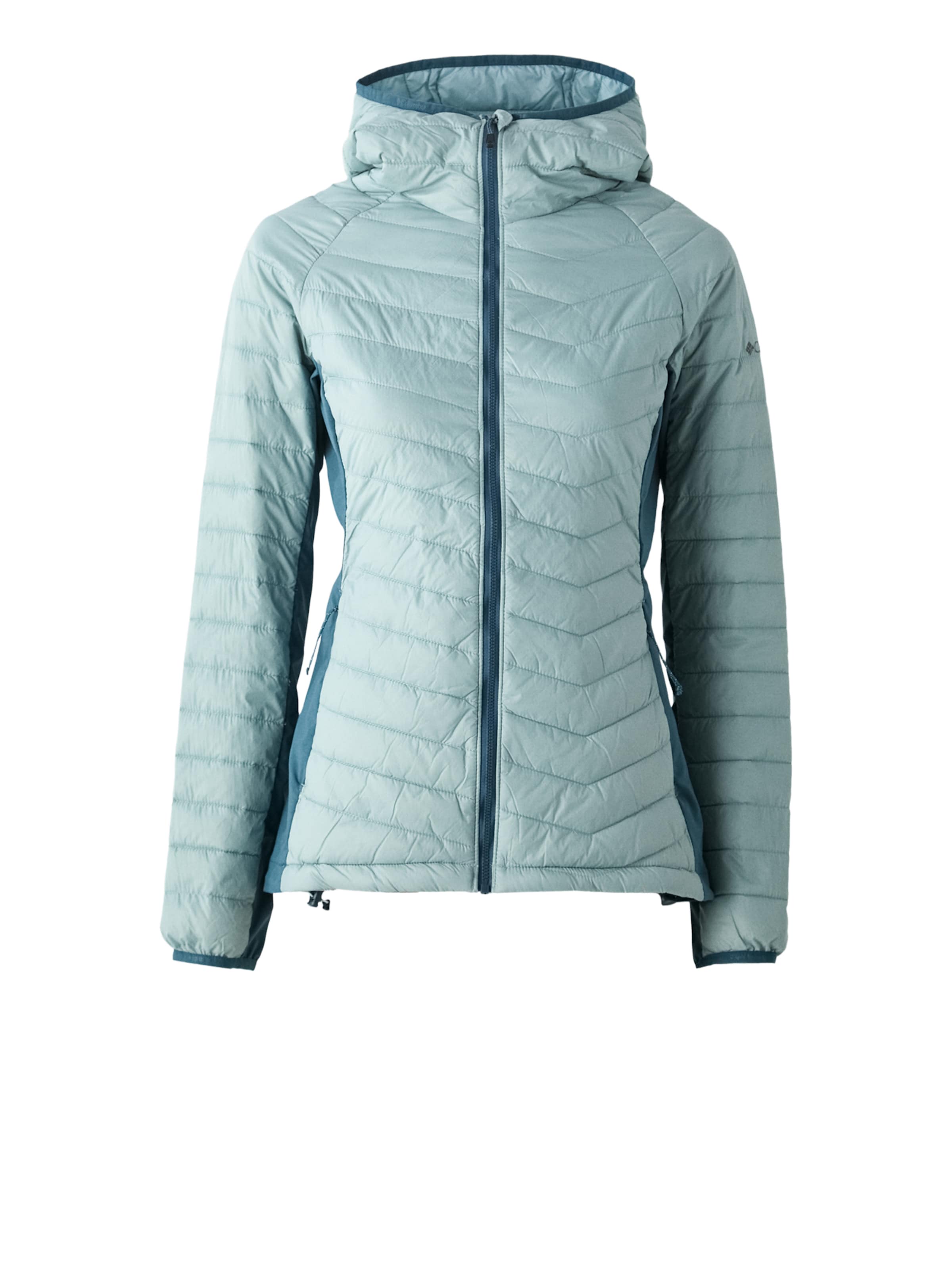 mėlyna COLUMBIA Laisvalaikio striukė 'Powder Pass II Hybrid': priekis