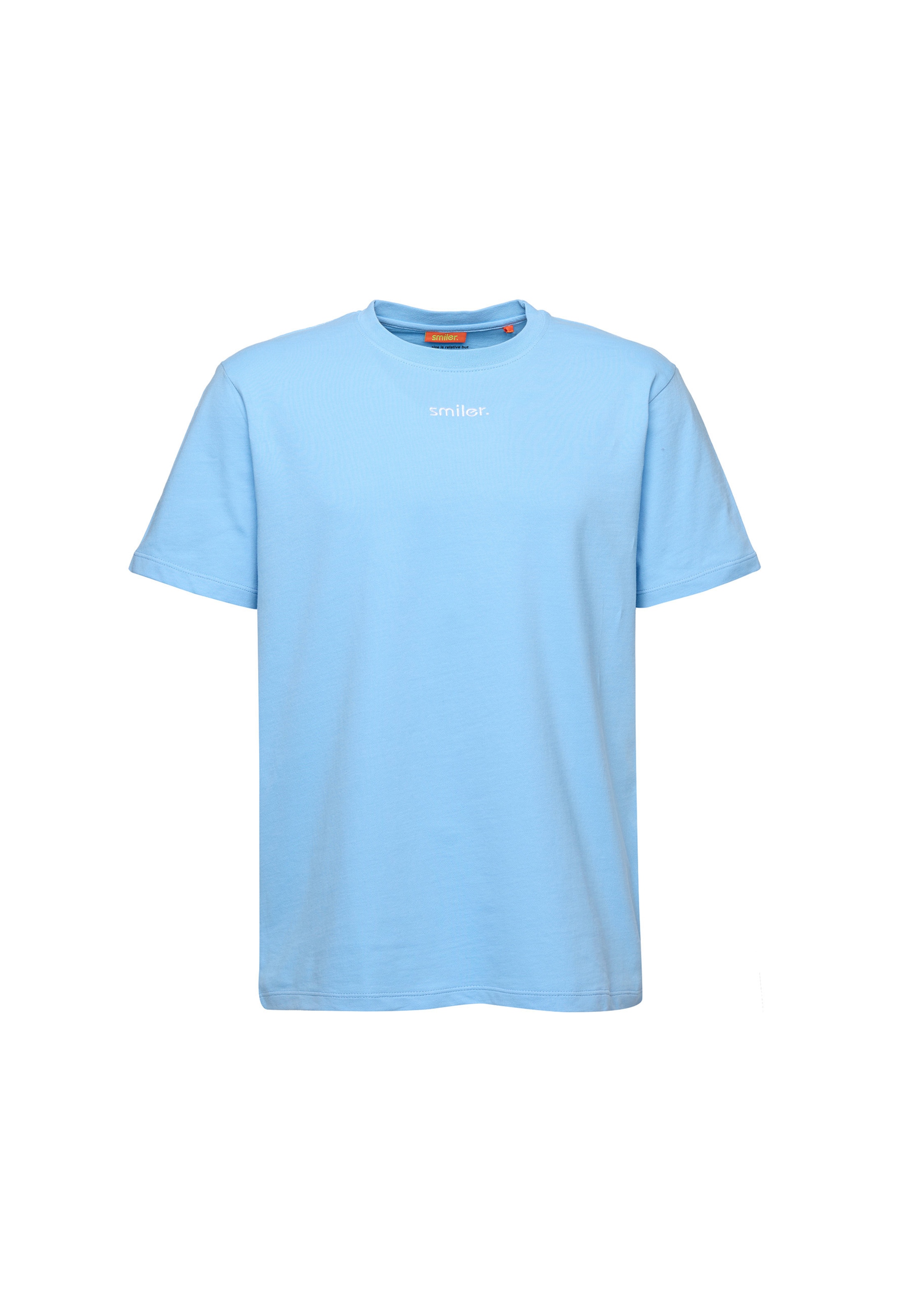 smiler. T-Shirt in Blau: Vorderseite