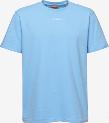 smiler. Shirt in Blauw: voorkant