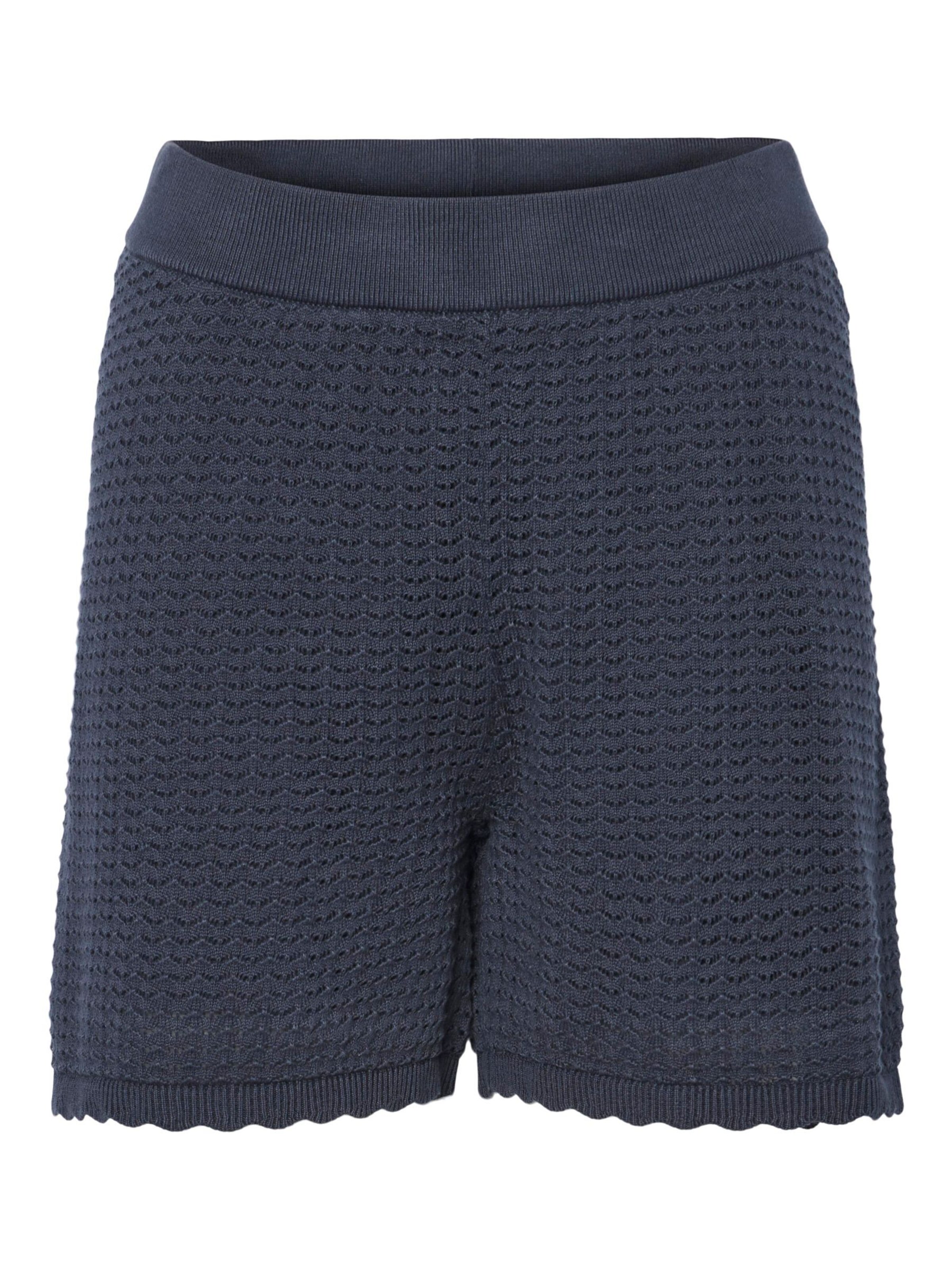 PIECES Regular Broek 'PCScout' in Blauw: voorkant