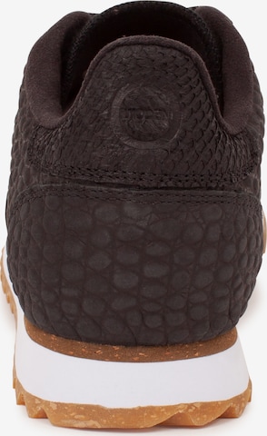 Baskets basses 'Ydun Croco II' WODEN en noir