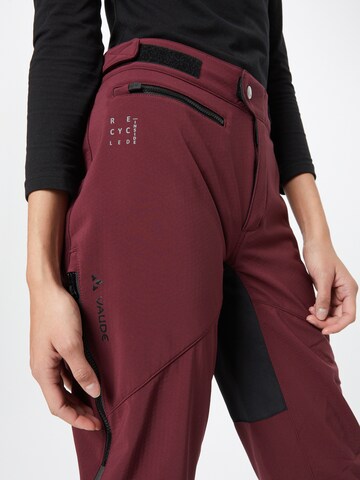 VAUDE - Tapered Pantalón de montaña 'Qimsa II' en lila