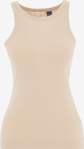 Organication Top in Beige: Vorderseite