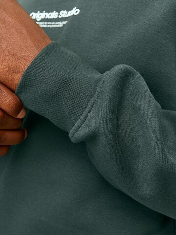 JACK & JONES Sweatshirt 'JWHVESTERBRO' in Grün
