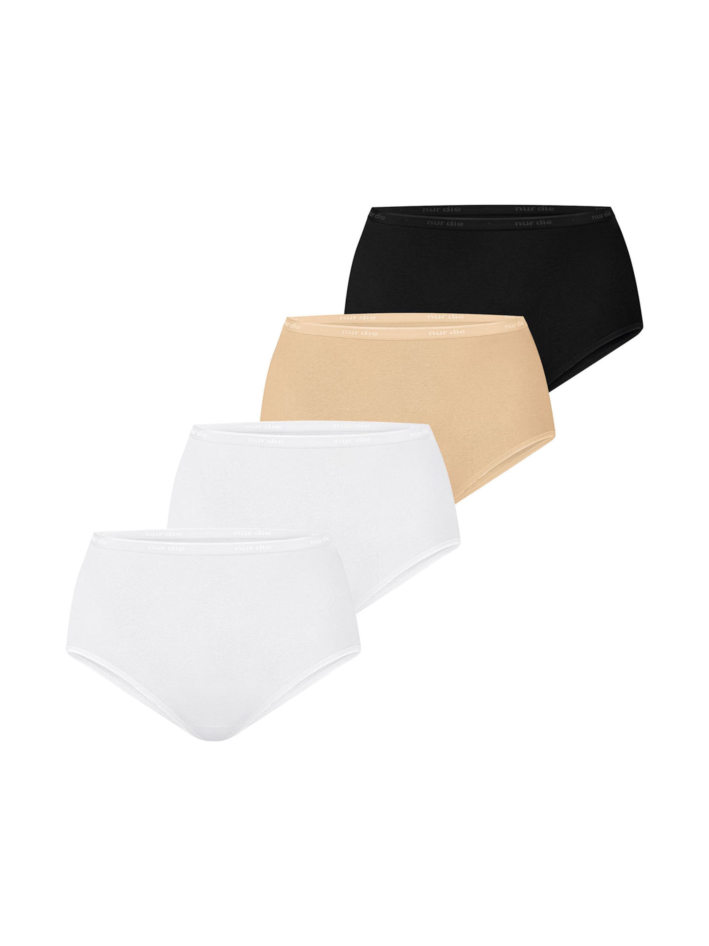 Slip ' Bio-Baumwolle' Nur Die en beige : devant