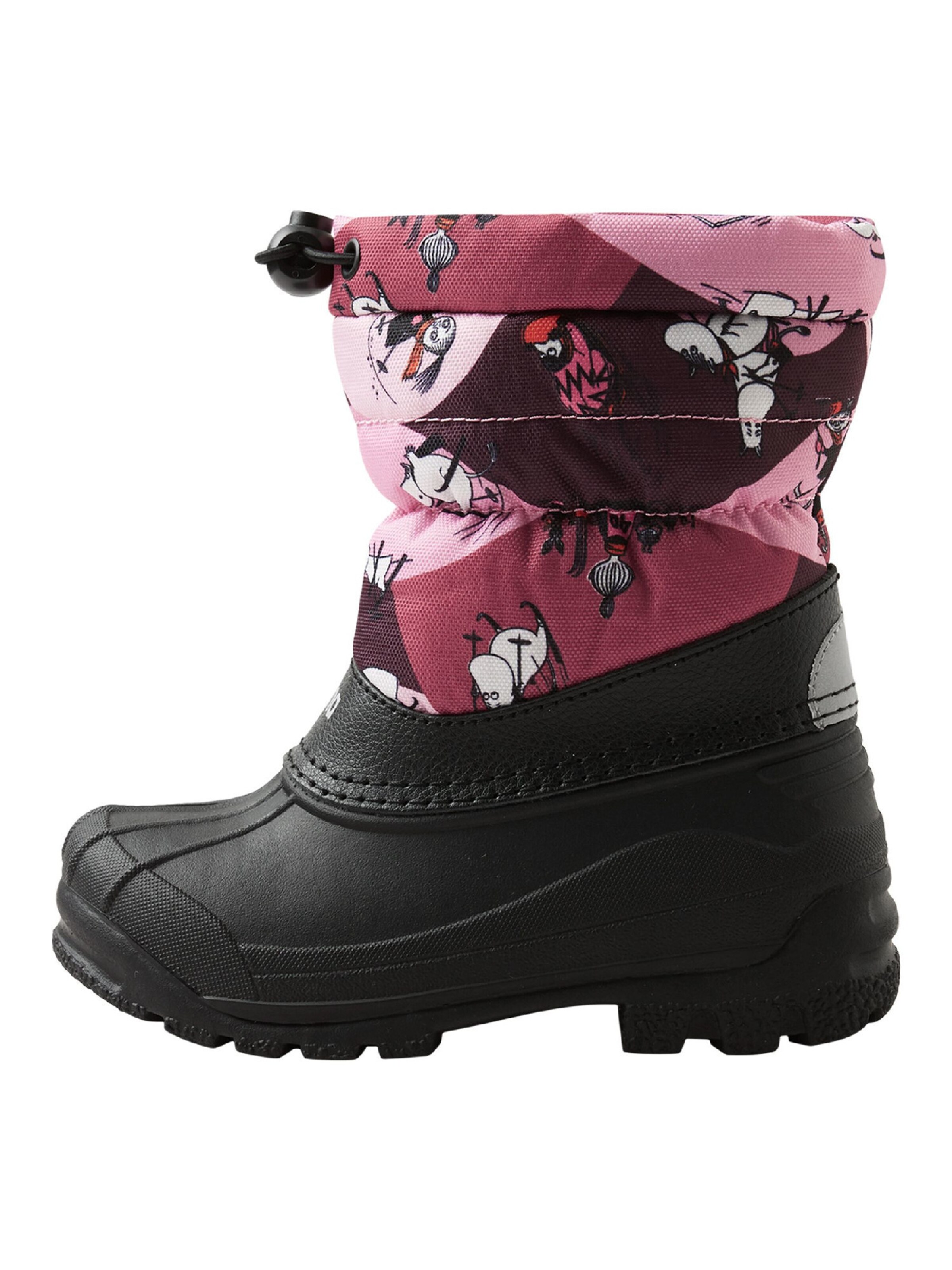 Bottes de neige 'Moomin Nefar' Reima en rose : devant