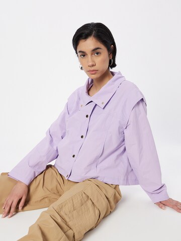 NÜMPH Prehodna jakna 'ELITA' | vijolična barva