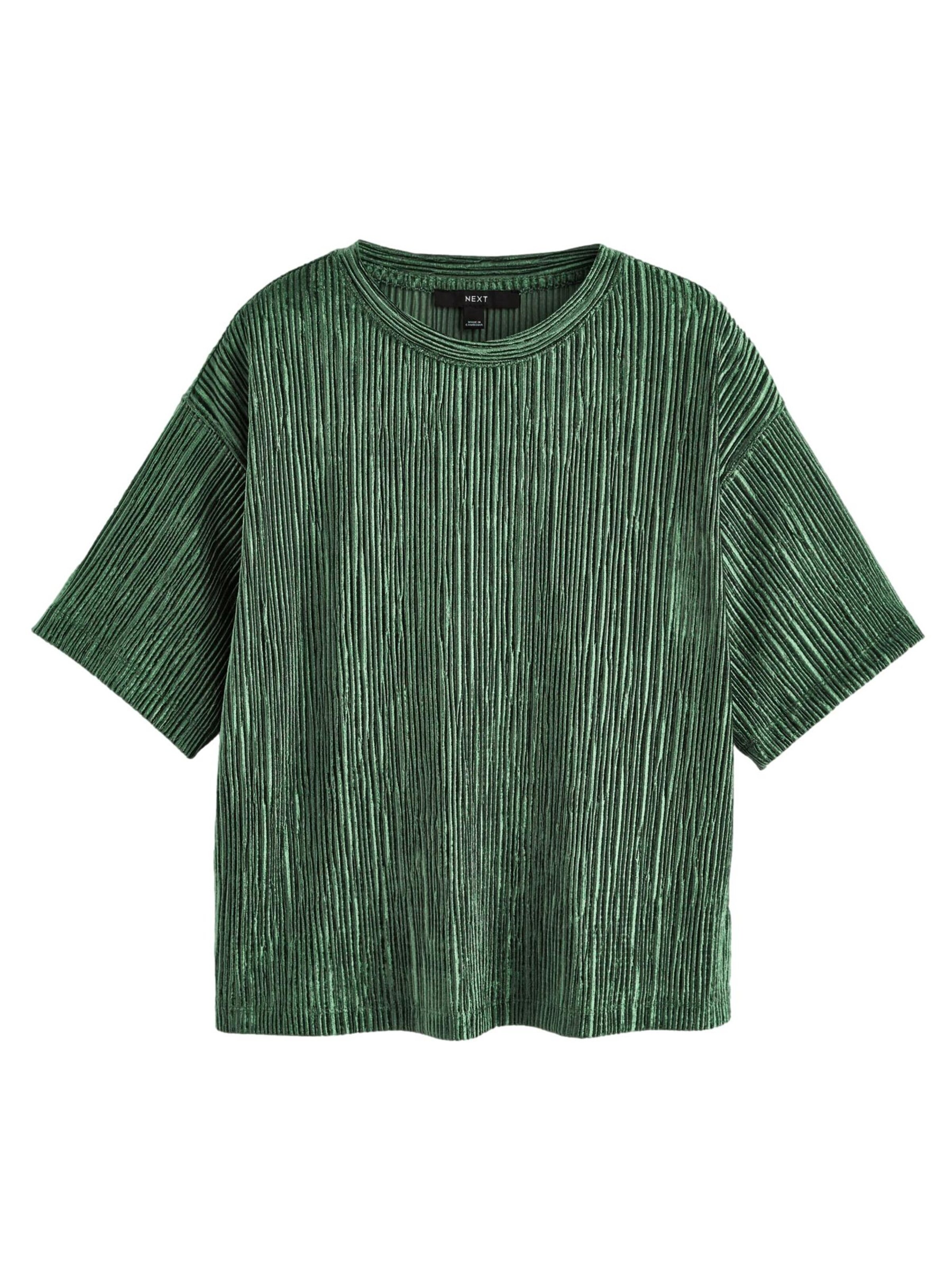 T-shirt Next en vert : devant