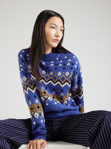 SAINT TROPEZ Sweater 'Airi' in Blue: front