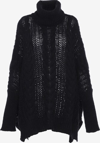 Pull-over faina en noir : devant