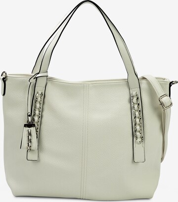 HARPA Shoulder Bag 'ELESA' in White: front