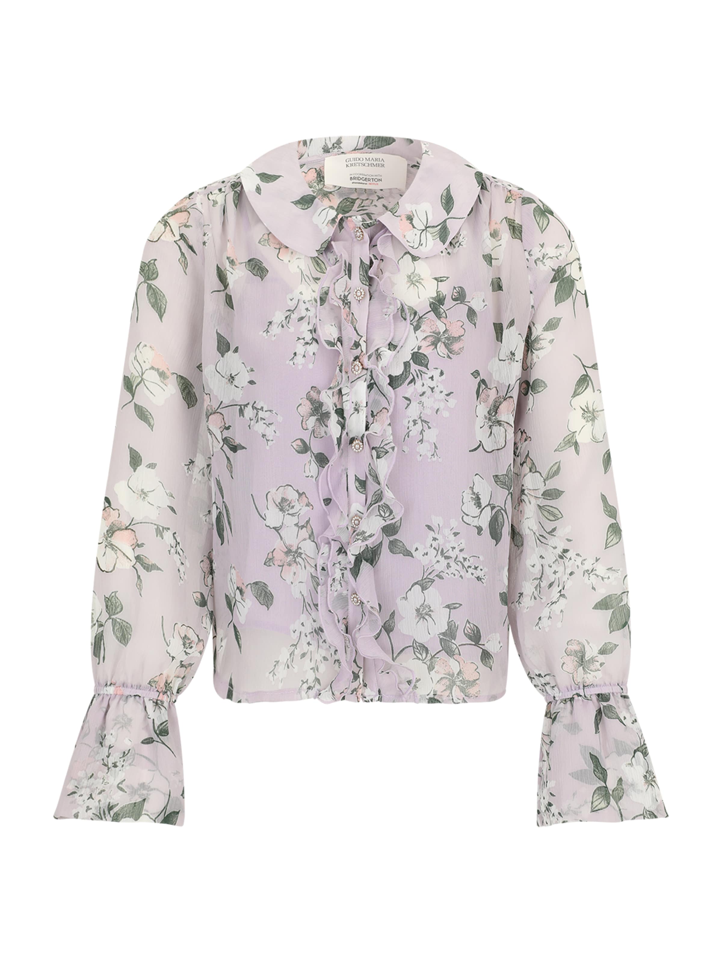 Chemisier 'Kate' GUIDO MARIA KRETSCHMER FOR BRIDGERTON en violet : devant