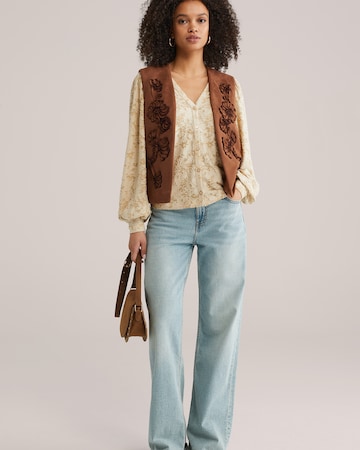 WE Fashion Liivi värissä ruskea