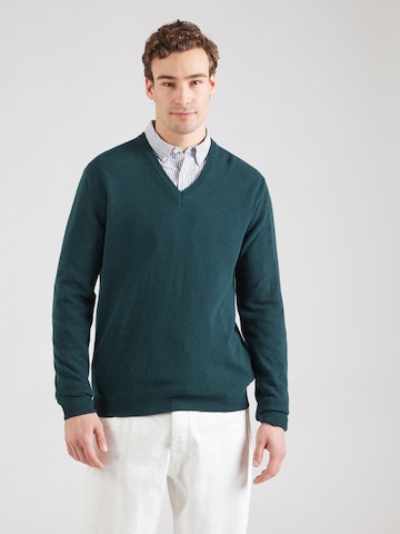 Hackett London Pullover in Grün: Vorderseite