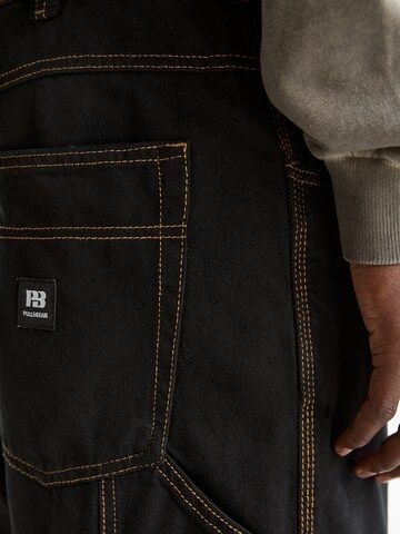 Loosefit Pantaloni cargo di Pull&Bear in nero