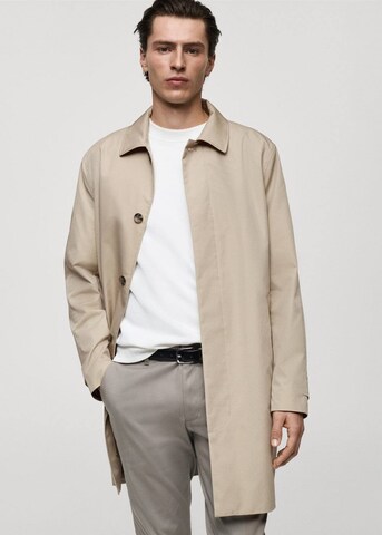 MANGO MAN Mantel 'Chayton' in Beige: Vorderseite