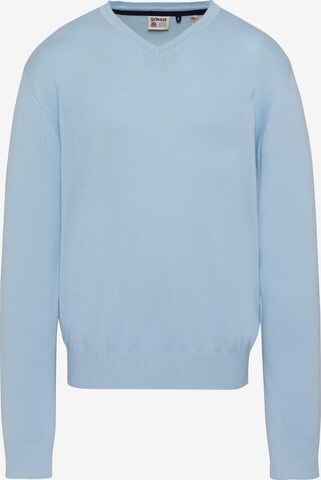 Pull-over Schott NYC en bleu : devant