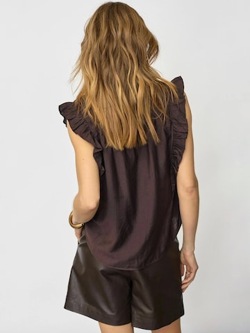 co'couture Top ' Hera ' in Braun
