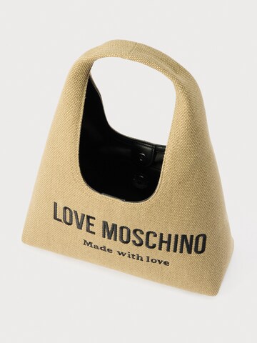 Love Moschino - Bolso de hombro 'ORO' en beige