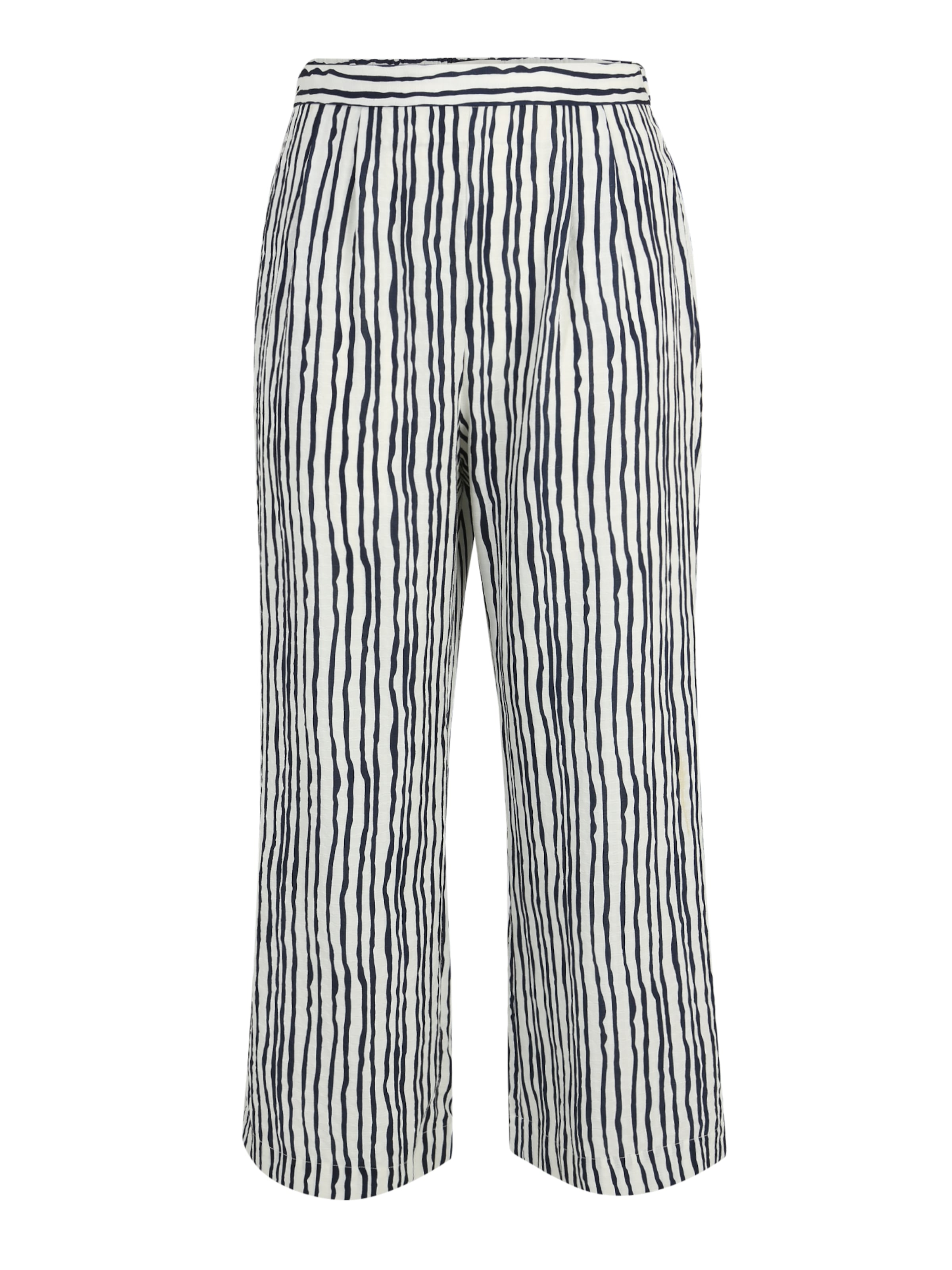 Guido Maria Kretschmer Curvy Loose fit Pleat-Front Pants &#x27;Claire&#x27; in Blue: front