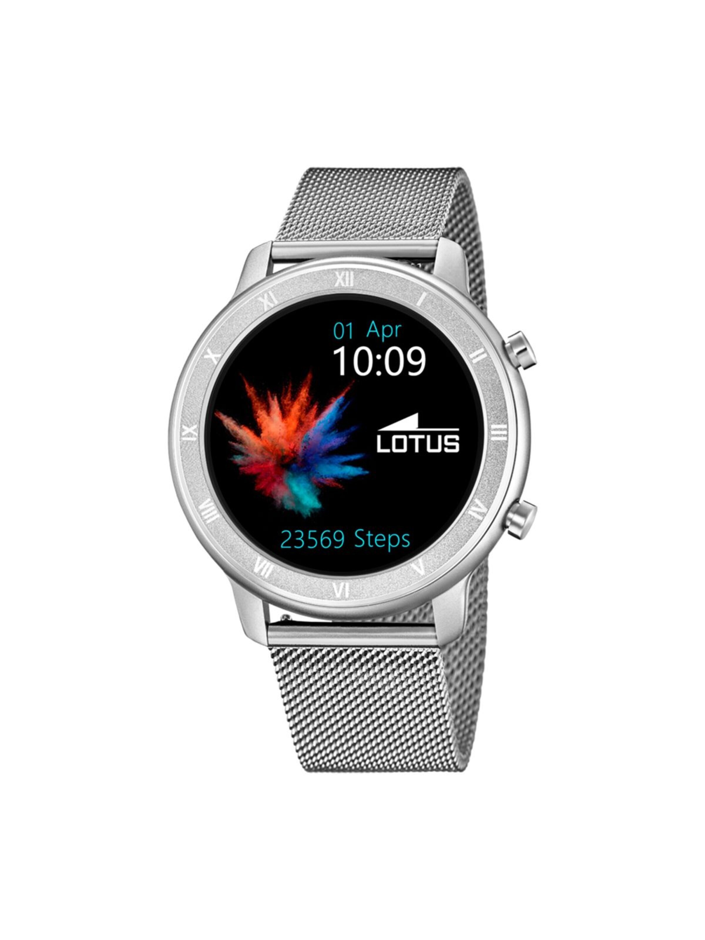 Montre digitale 'Lotus - Smartwatch Smartime - Quartz watch movement - Watch case width: 43.5 mm' Lotus en gris : devant