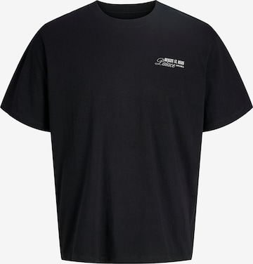 T-Shirt 'JORPARADISE ISLAND' JACK & JONES en noir : devant