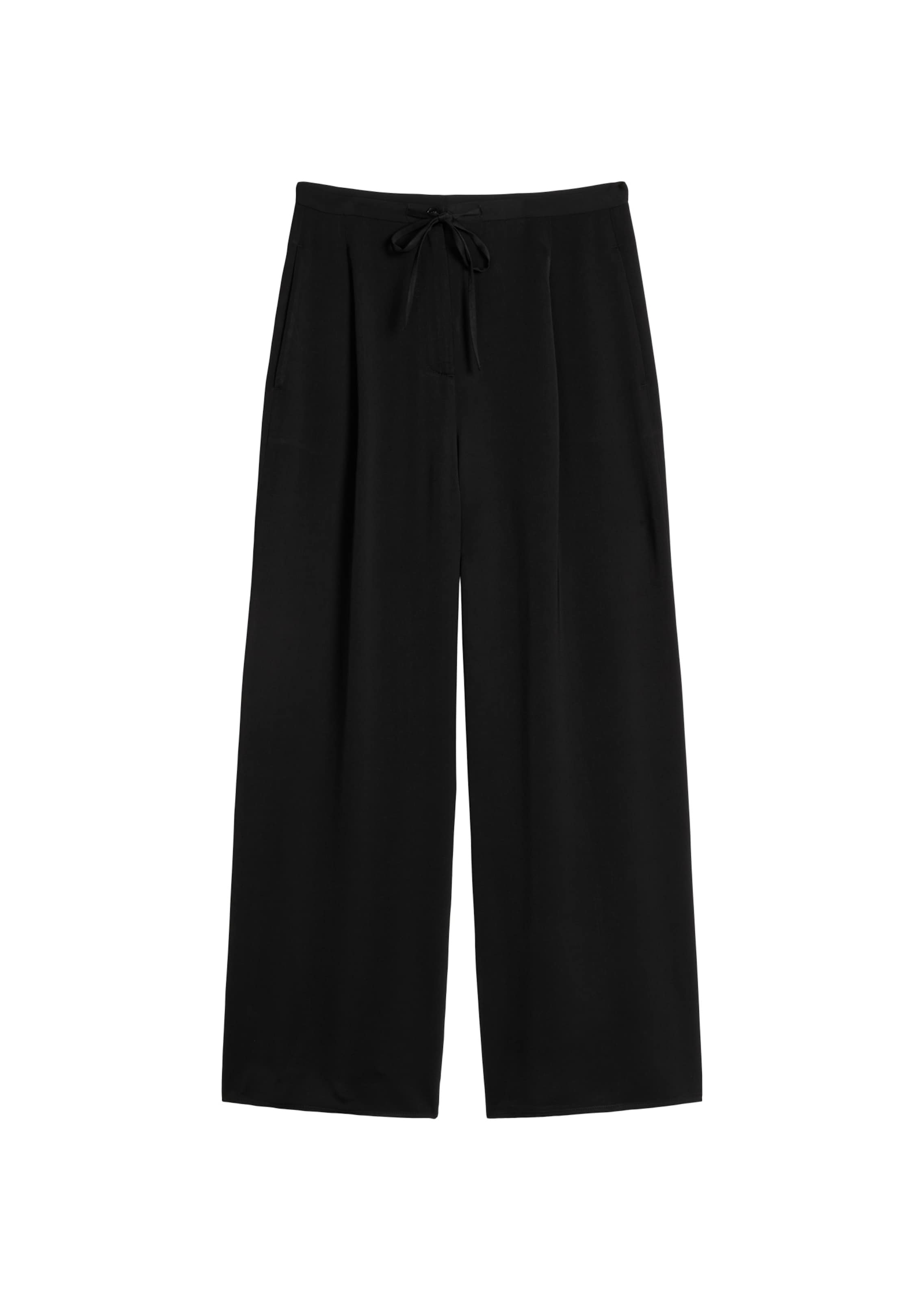 Marc O'Polo Loosefit Hose in Schwarz: Vorderseite