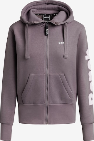 BENCH Zip-Up Hoodie 'Phina' in Grey: front