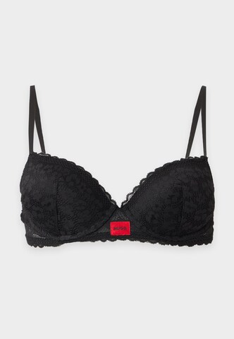 Push-up Sutien 'SAVANA' de la HUGO pe negru: față