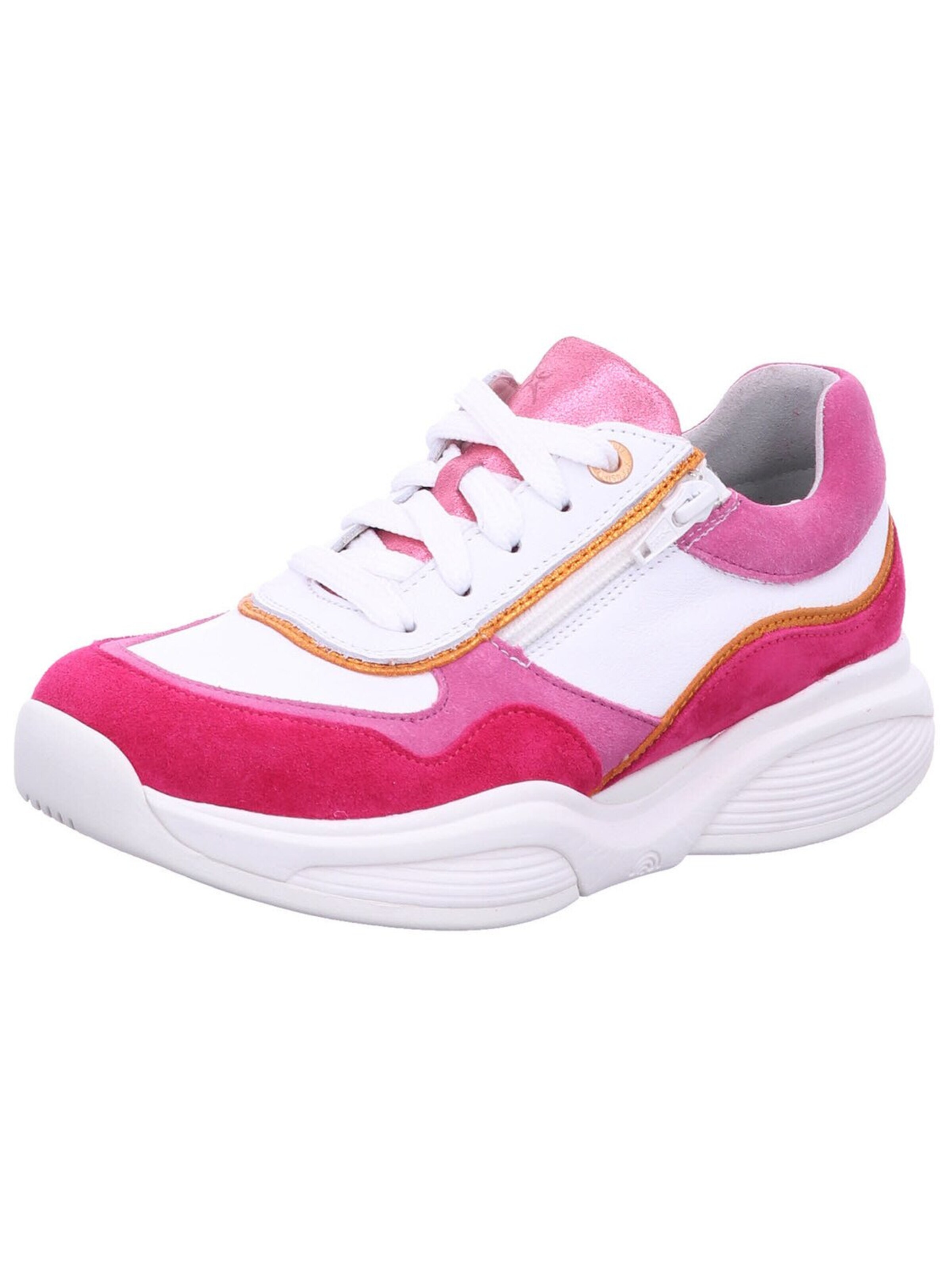 Xsensible Sneakers 'Sneaker Low Damen 30085.3 786 Echtleder in rot' in Pink: front
