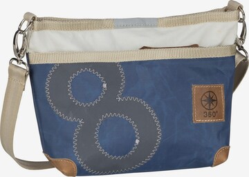 360 Grad Crossbody Bag 'Deern' in Blue: front