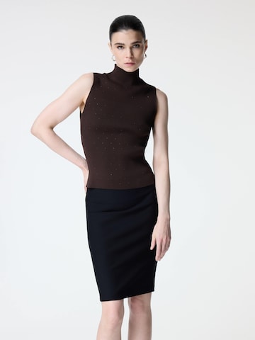 Tops en tricot adl en marron