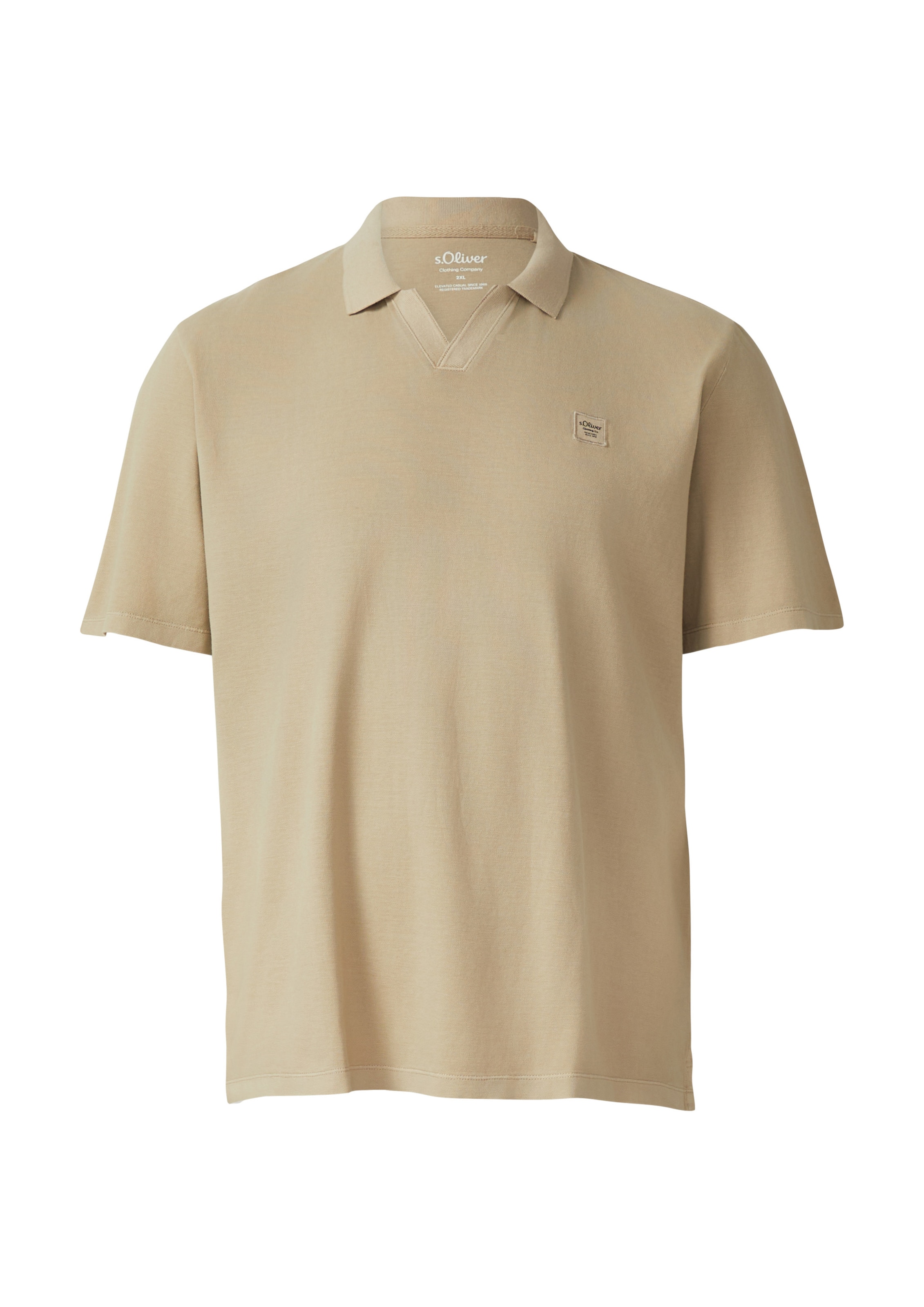 T-Shirt s.Oliver en beige : devant