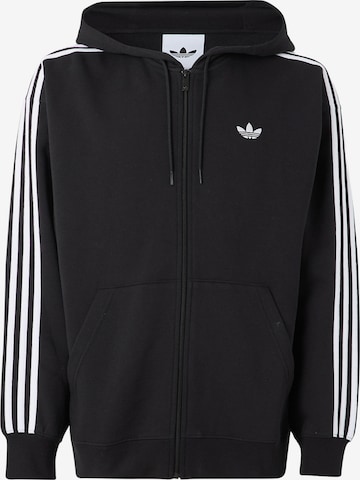 ADIDAS ORIGINALS Collegetakki 'Adicolor' värissä musta: etupuoli
