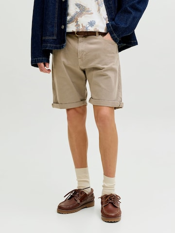 JACK & JONES Szabványos Nadrág 'Rick' - bézs