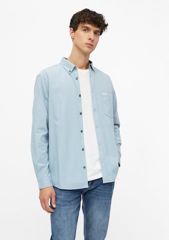 s.Oliver Regular fit Button Up Shirt in Blue: front